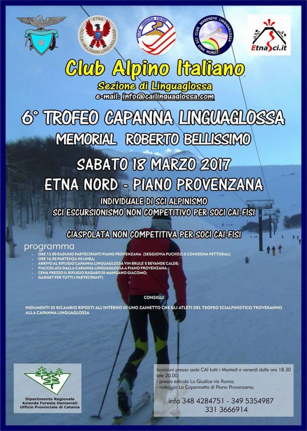 Etna Nord - il 18 Marzo sci alpinistica, ciaspolata e fiaccolata per il trofeo Capanna Linguaglossa